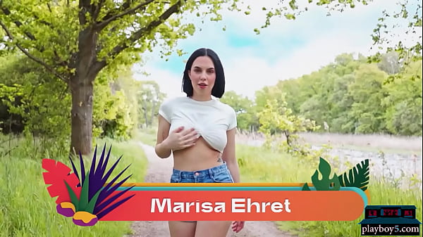 Curvy German MILF shows off big tits and round ass outdoor in the sun