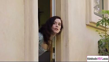 Lesbian making an effort to lick that milf neighbors pussy