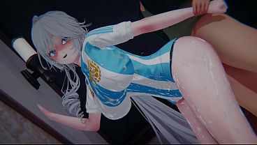 [FIFA World Cup 2026 x Silver Palace] – Detective (Female MC) “ARGENTINA FOUL”: Bound Supporter & POV Sandwich DP (4K/60FPS) | (アルゼンチンサポーターわからせ)